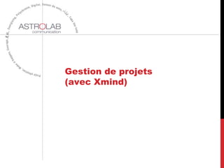 Gestion de projets
(avec Xmind)
 