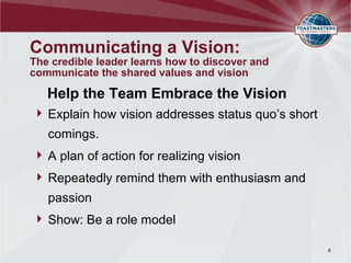 Realizing Visions Leadership with en vision | PPT