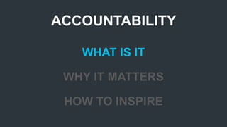 How Leaders Can Inspire Accountability - March 2021 Webinar