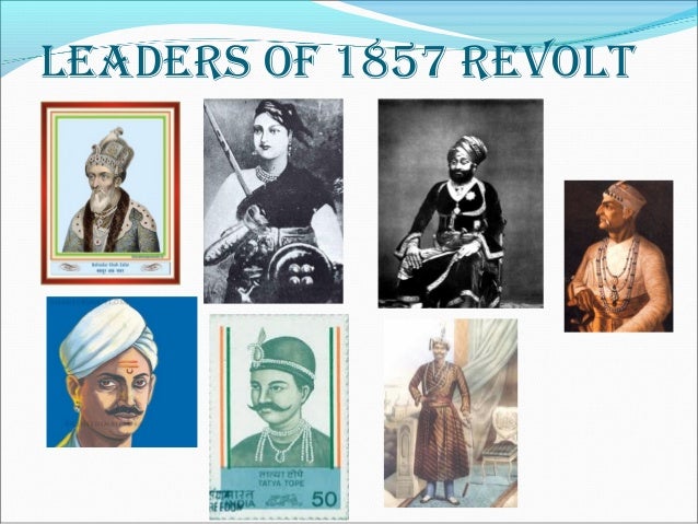 national uprising of 1857 leaders