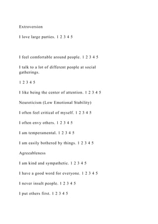 Leaders Self-Insight 3.1. T–P Leadership Questionnaire An .docx