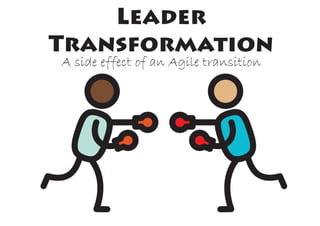Leader
Transformation
A side effect of an Agile transition
 