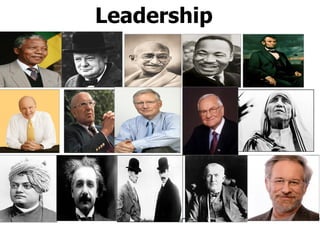 Nelson Mandela Sir Winston Churchill M.K.Gandhi Martin Luther King Abraham Lincoln Leadership 