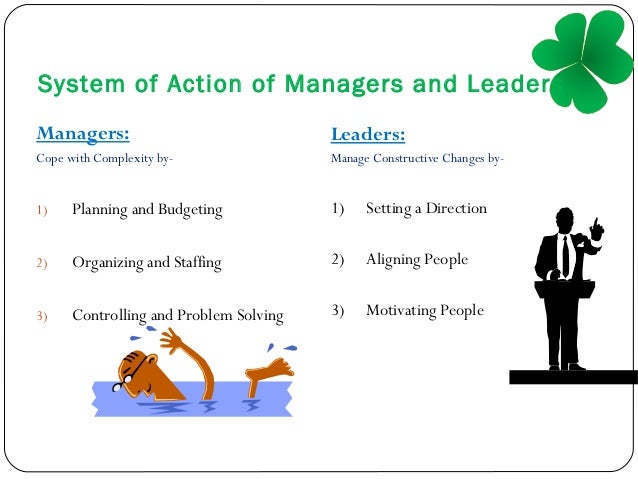 leader vs manager manager vs leader