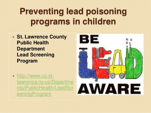 Lead Poisoning In Children