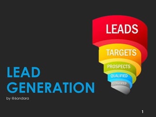 LEAD
GENERATION
by @6andara

1

 