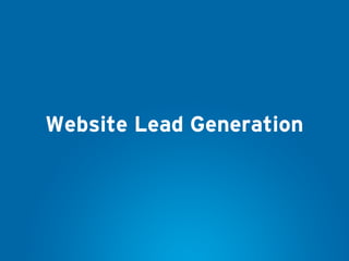 Website Lead Generation
 