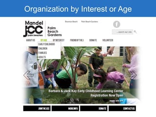 Organization by Interest or Age
 