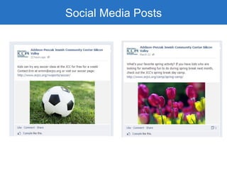 Social Media Posts
 
