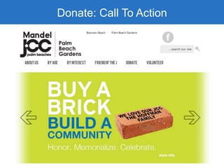 Donate: Call To Action
 