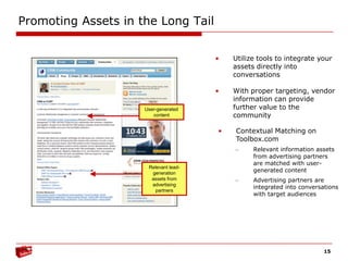   2-way conversations between peers