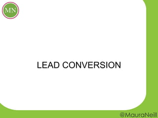 LEAD CONVERSION
 