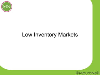 Low Inventory Markets
 