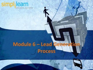 1
Module 6 – Lead Generation
Process
 