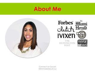 About Me
Connect on Social:
@EmmelieDeLaCruz
 