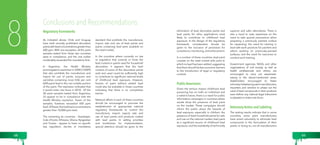 Conclusions and Recommendations 
Regulatory frameworks superior and safer alternatives. There is 
As indicated above, Chile and Uruguay 
have both recently prohibited decorative 
paints with lead concentrations greater than 
600 ppm. With one exception, all the paint 
samples tested from these two countries 
were in compliance; and the one outlier 
moderately exceeded the mandatory limit. 
In Argentina, the Health Ministry 
promulgated a resolution in 2004 (7/2009) 
that also prohibits the manufacture and 
import for use of paints, lacquers and 
varnishes containing more 0.06 per cent 
(600 ppm) lead in the non-volatile portion 
of the paint. The resolution indicated that 
it would enter into force in 2010. Of the 
30 paint samples tested from Argentina, 
23 appear to be in compliance with the 
Health Ministry resolution. Seven of the 
samples, however, exceeded 600 ppm 
lead. Of these, five had lead concentrations 
greater than 10,000 ppm lead. 
The remaining six countries – Azerbaijan, 
Cote d’Ivoire, Ethiopia, Ghana, Kyrgyzstan 
and Tunisia – appear to have no specific 
law, regulation, decree, or mandatory 
standard that prohibits the manufacture, 
import, sale and use of lead paints and 
paints containing lead were available on 
the retail market. 
In the countries where currently no law 
or regulation that controls or limits the 
lead content in paints used for household 
decoration, it appears that the lead 
content of some of the decorative paints 
sold and used could be sufficiently high 
to contribute to significant national levels 
of childhood lead exposure. However, 
brands of paint without added lead 
could also be available in those countries 
indicating that there is no competitive 
barrier. 
National efforts in each of these countries 
should be encouraged to promote the 
establishment of appropriate national 
regulatory frameworks to control the 
manufacture, import, export, sale and 
use of lead paints and products coated 
with lead paints. In setting priorities 
and timeframes for implementation, 
special attention should be given to the 
elimination of lead decorative paints and 
lead paints for other applications most 
likely to contribute to childhood lead 
exposure. In the design of the regulatory 
framework, consideration should be 
given to the inclusion of provisions for 
compliance, monitoring, and enforcement. 
In a number of these countries, lead paint 
coexists on the retail market with paint to 
which no lead has been added, suggesting 
that there should be few economic barriers 
to the introduction of legal or regulatory 
controls. 
Public Awareness 
Given the serious impact childhood lead 
poisoning has on both an individual and 
a nation’s future, there is a need for public 
information campaigns in countries where 
results show the presence of lead paint 
on the market. These campaigns should 
inform the public about the hazards of 
lead exposure, especially in children; the 
presence of lead household paints for sale 
and use on the national market; lead paint 
as a significant source of childhood lead 
exposure; and the availability of technically 
also a need to raise awareness on the 
need to take special precautions when 
preparing a previously painted surface 
for repainting; the need for training in 
lead-safe work practices for painters and 
others working on previously-painted 
surfaces; and the need for resources to 
conduct such training. 
Government agencies, NGOs and other 
organizations of civil society, as well as 
health professionals and others, are 
encouraged to carry out awareness-raising 
in the above-mentioned areas. 
Stakeholders encouraged to foster 
voluntary initiatives by paint manufacturers, 
importers and vendors to phase out the 
used of lead compounds in their products 
even before any national legal instrument 
is adopted or enters into force. 
Voluntary Action and Labeling 
The testing results indicate that in some 
countries, some paint manufacturers 
have acted voluntarily to eliminate lead 
compounds in the formulation of their 
paints. In doing so, not all manufacturers 
8 
68 69 
 