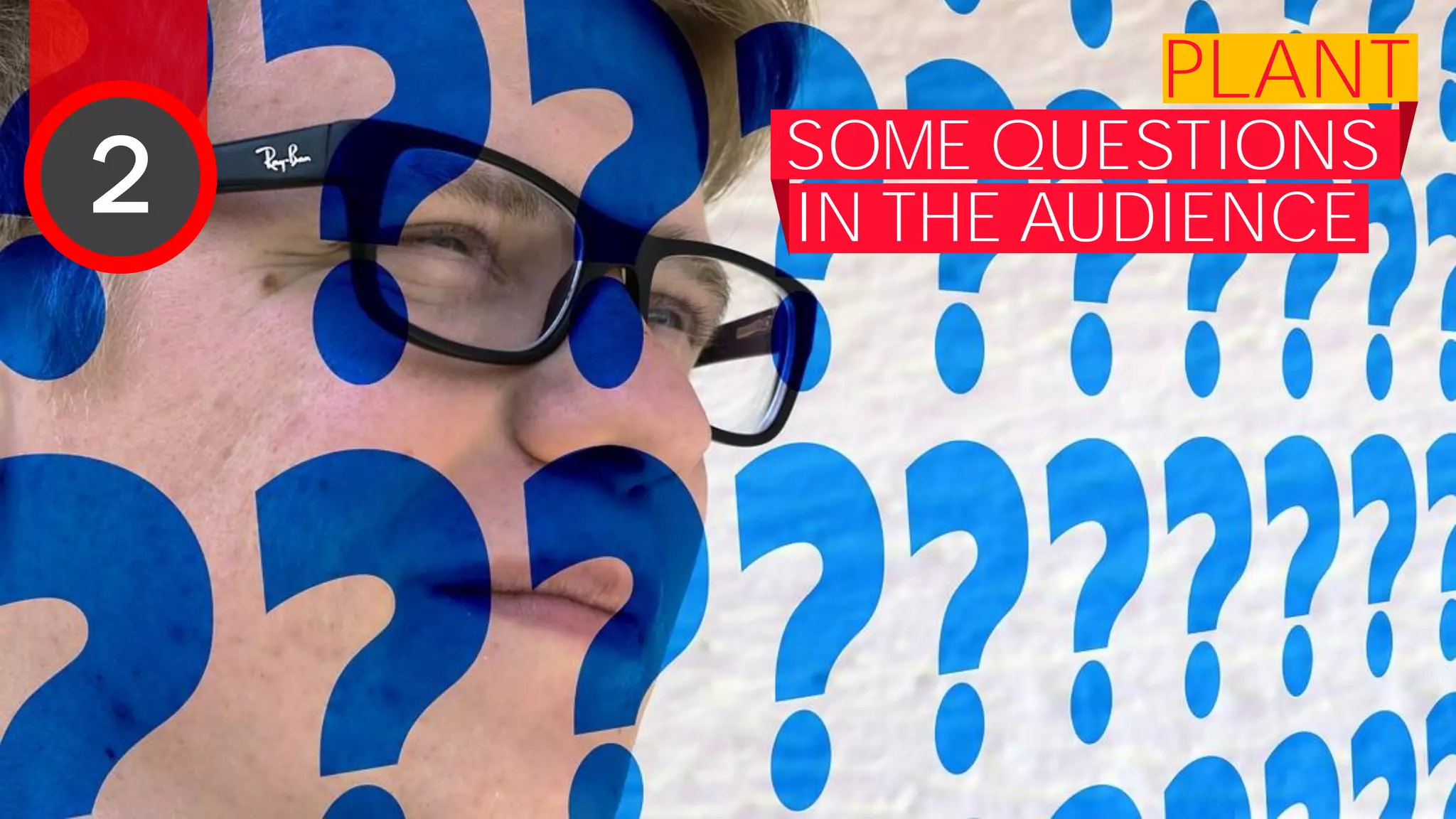 PLANT
SOME QUESTIONS
IN THE AUDIENCE2
 