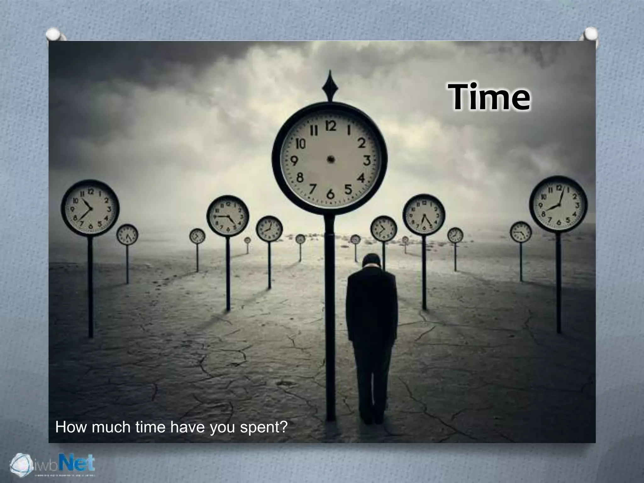 Time
How much time have you spent?
 