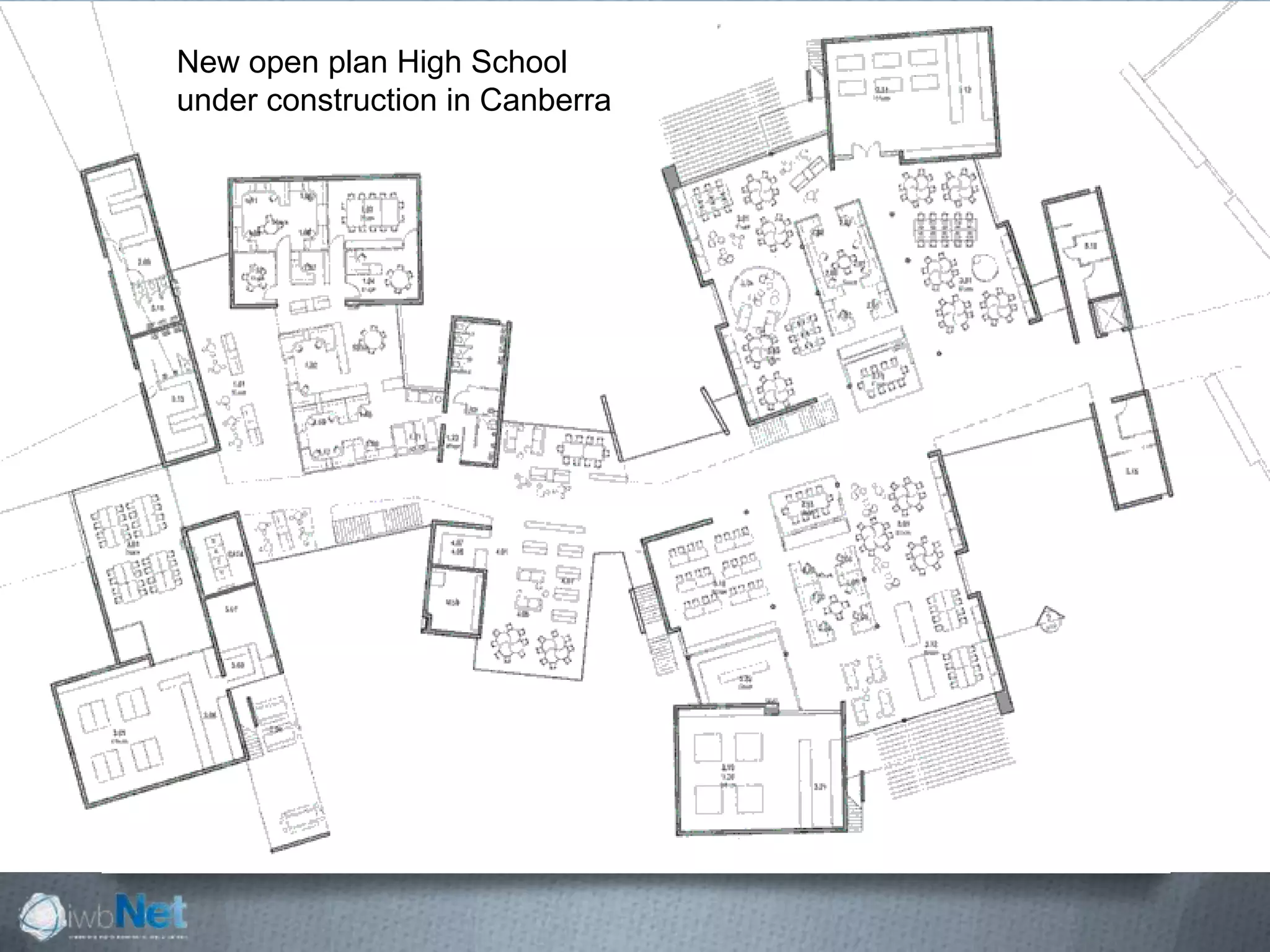 New open plan High School
under construction in Canberra
 
