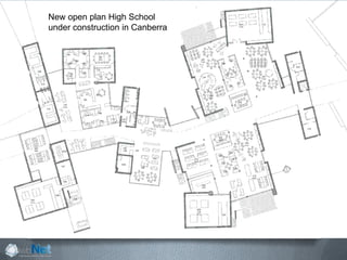 New open plan High School
under construction in Canberra
 