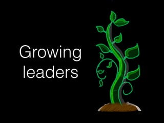 Growing  
leaders
 