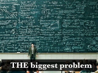THE biggest problem
 