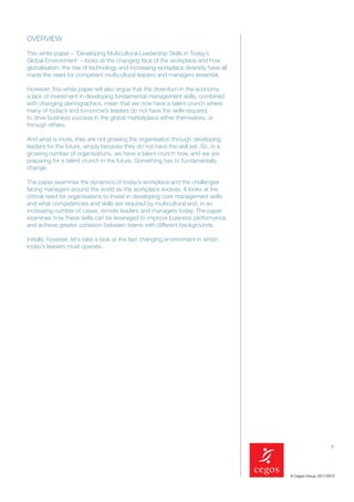 Leading and managing in multicultural organisations | PDF