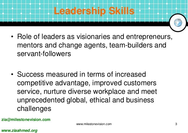 example of leadership skills