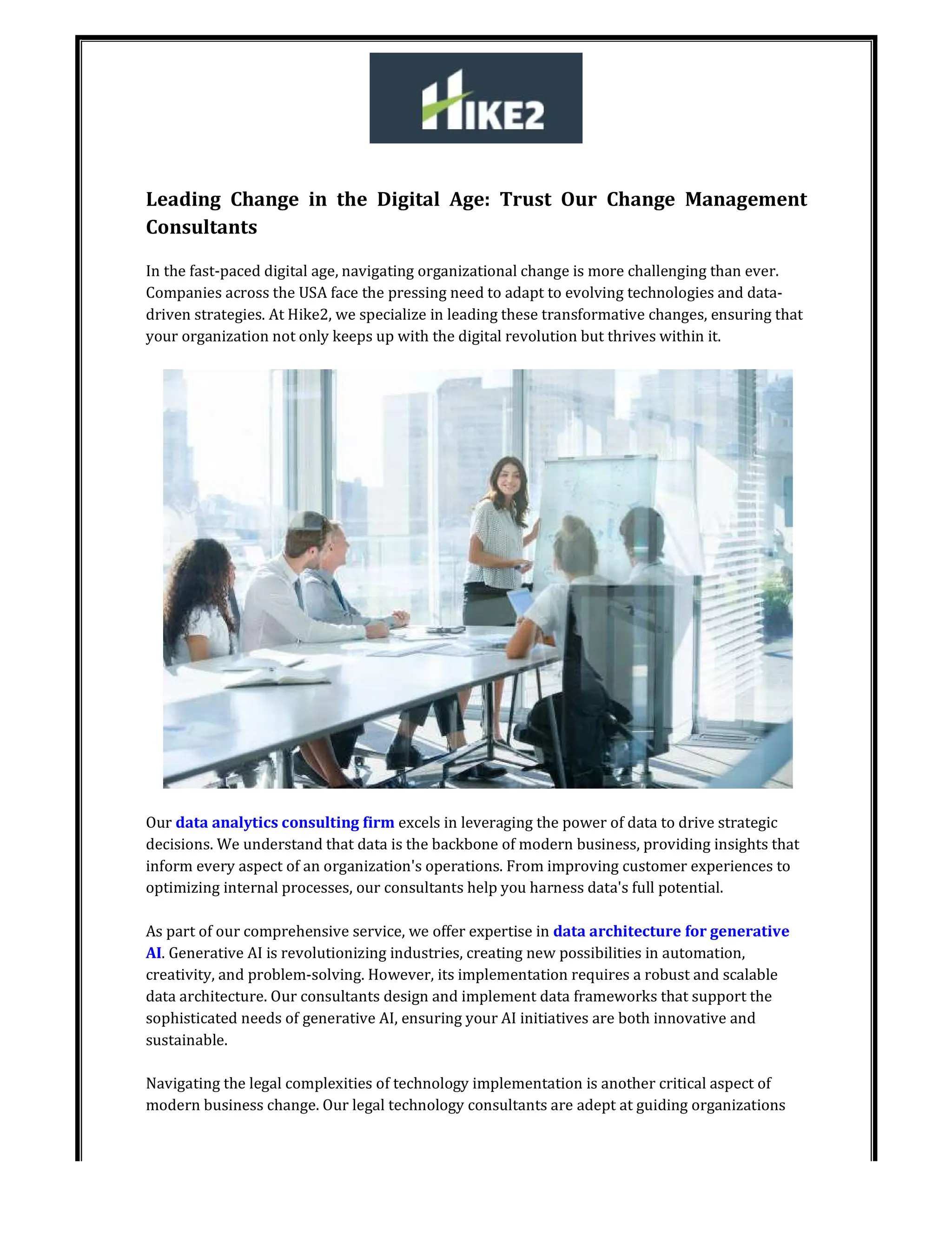 Leading Change in the Digital Age: Trust Our Change Management ...