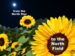 from the
North Star
to the
North
Field
 