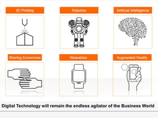 Digital Technology will remain the endless agitator of the Business World
 