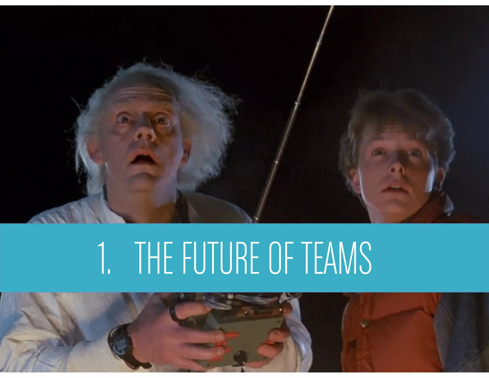 The Future ofTeams
1. THE FUTURE OFTEAMS
 
