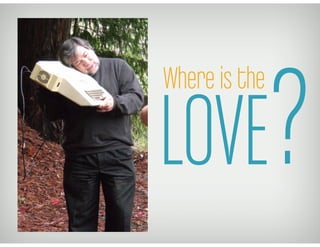 LOVE
Where is the
?
 