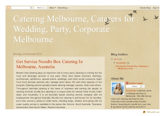 Leading Firms Provide Affordable Price Catering Service In Australia