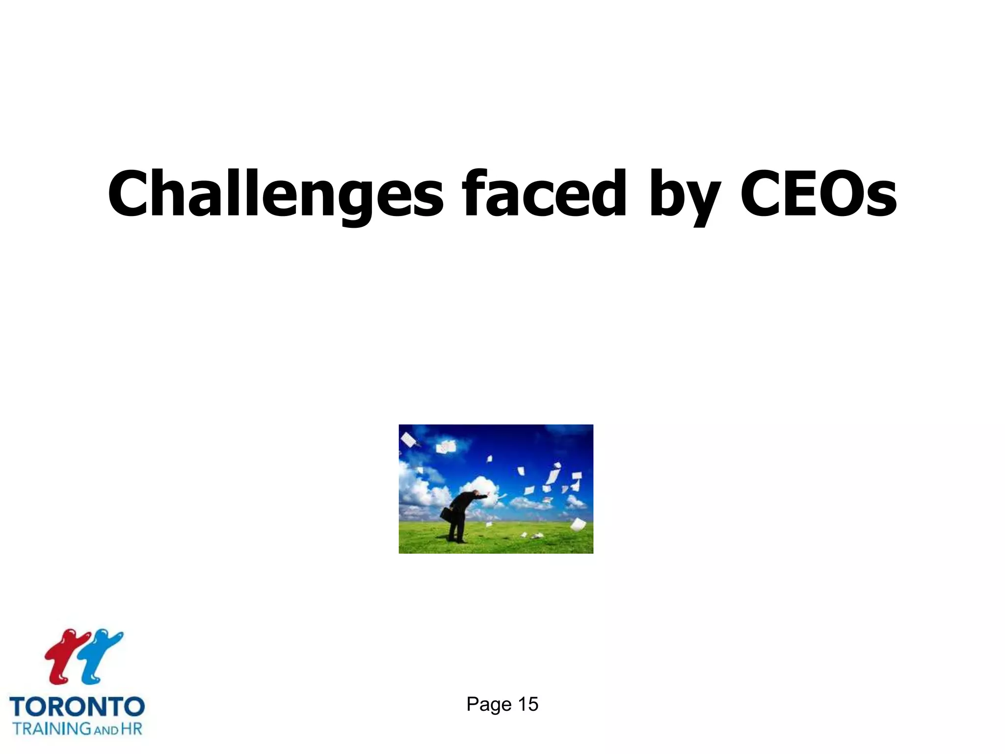 Page 13Expertise needed by non-executive directors