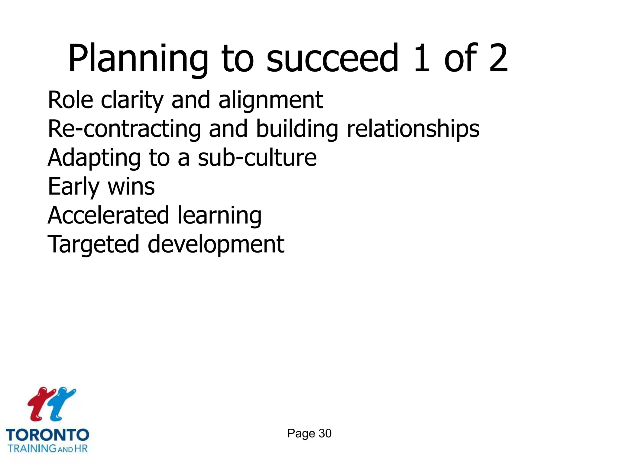 Page 28Trends 3 of 3APPLYING THE TRENDSIntegrate leadership development with recruitingand other talent initiatives for a synchronous effectTrack outcomes of leadership development programs with the goal of improving themAccount for potential talent liabilities in riskassessment and the organization’s overall riskmanagement strategyHold executives accountable for building for the future by improving their bench of talent