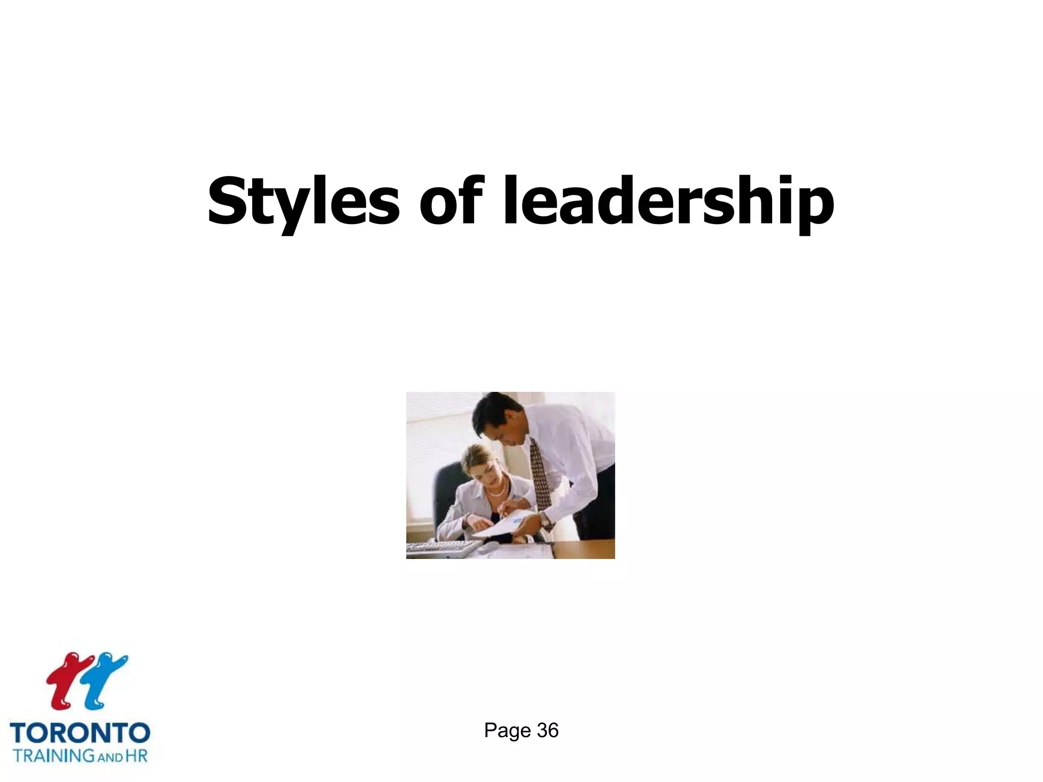 Page 34Factors of leadership
