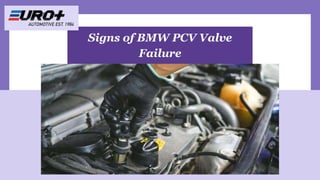 Bmw Pcv Valve Cleaning