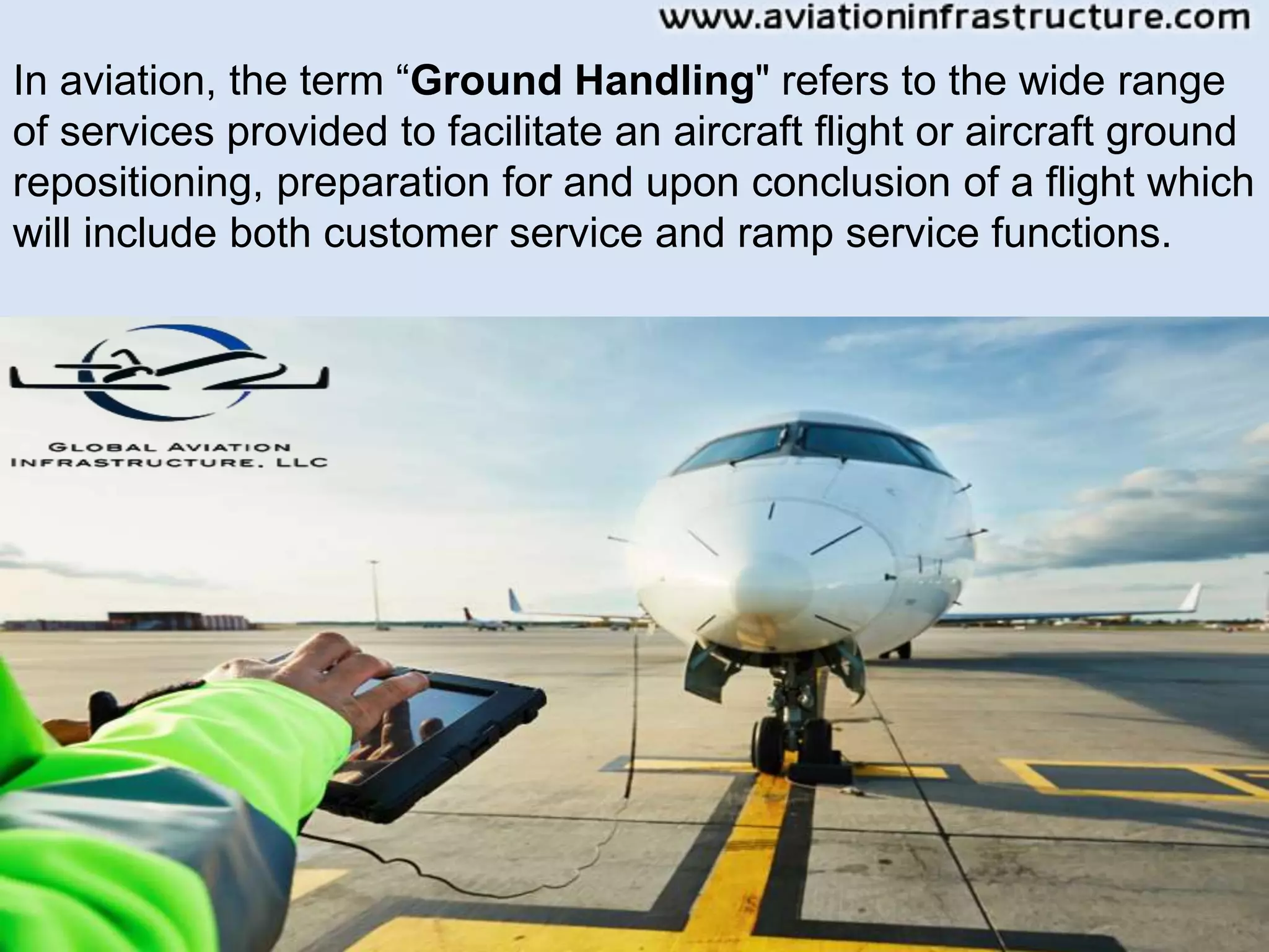 Leading ground handling management service at USA