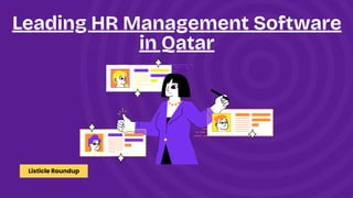 Leading HR Management Software in Qatar | PDF