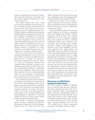 Leading in a Disruptive VUCA World (2018) | PDF