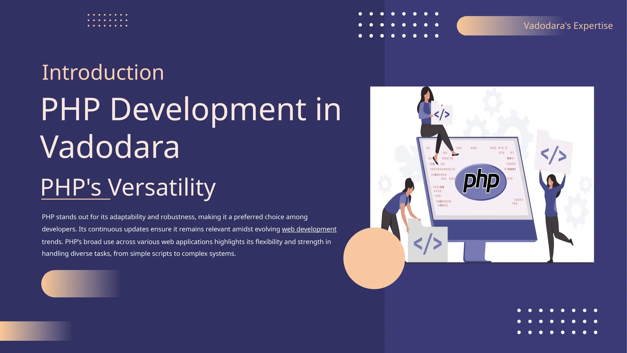 Introduction to PHP Development in Vadodara: Versatility and Innovation ...
