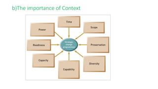 b)The importance of Context
 