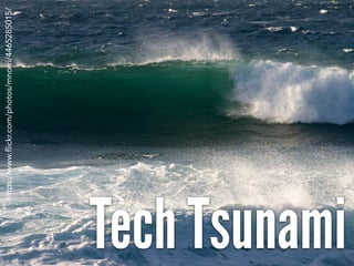Tech Tsunami
https://www.flickr.com/photos/mnorri/4465285015/
 