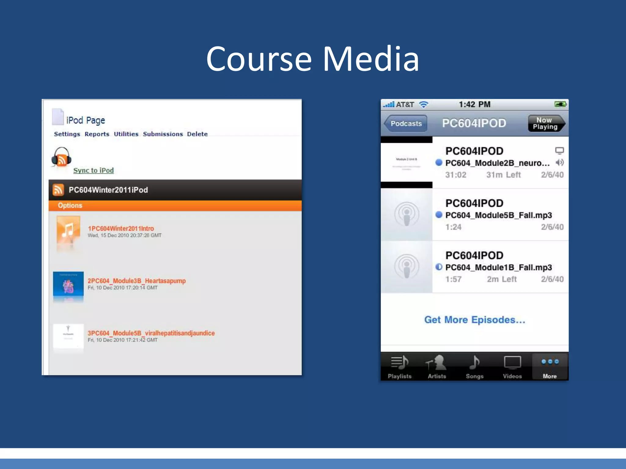 Course Media