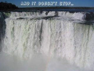 And it doesn’t stop…
 