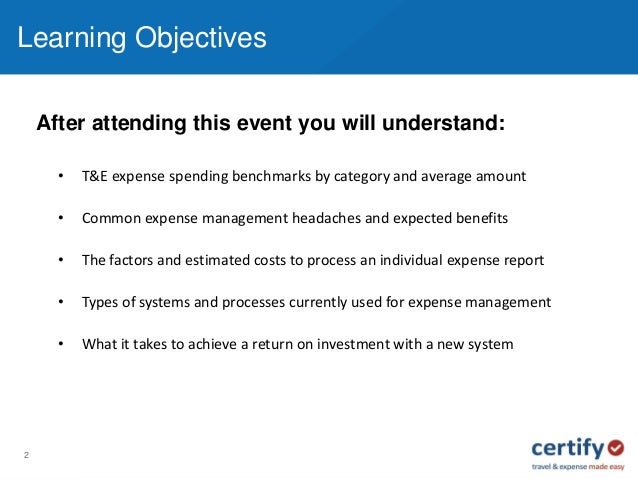 Travel Expense Management Best Practices Travel Expense Management Best Practices