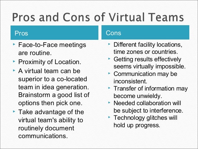 all about advantages and disadvantages of virtual teams kidskunst info pros and cons of teamwork