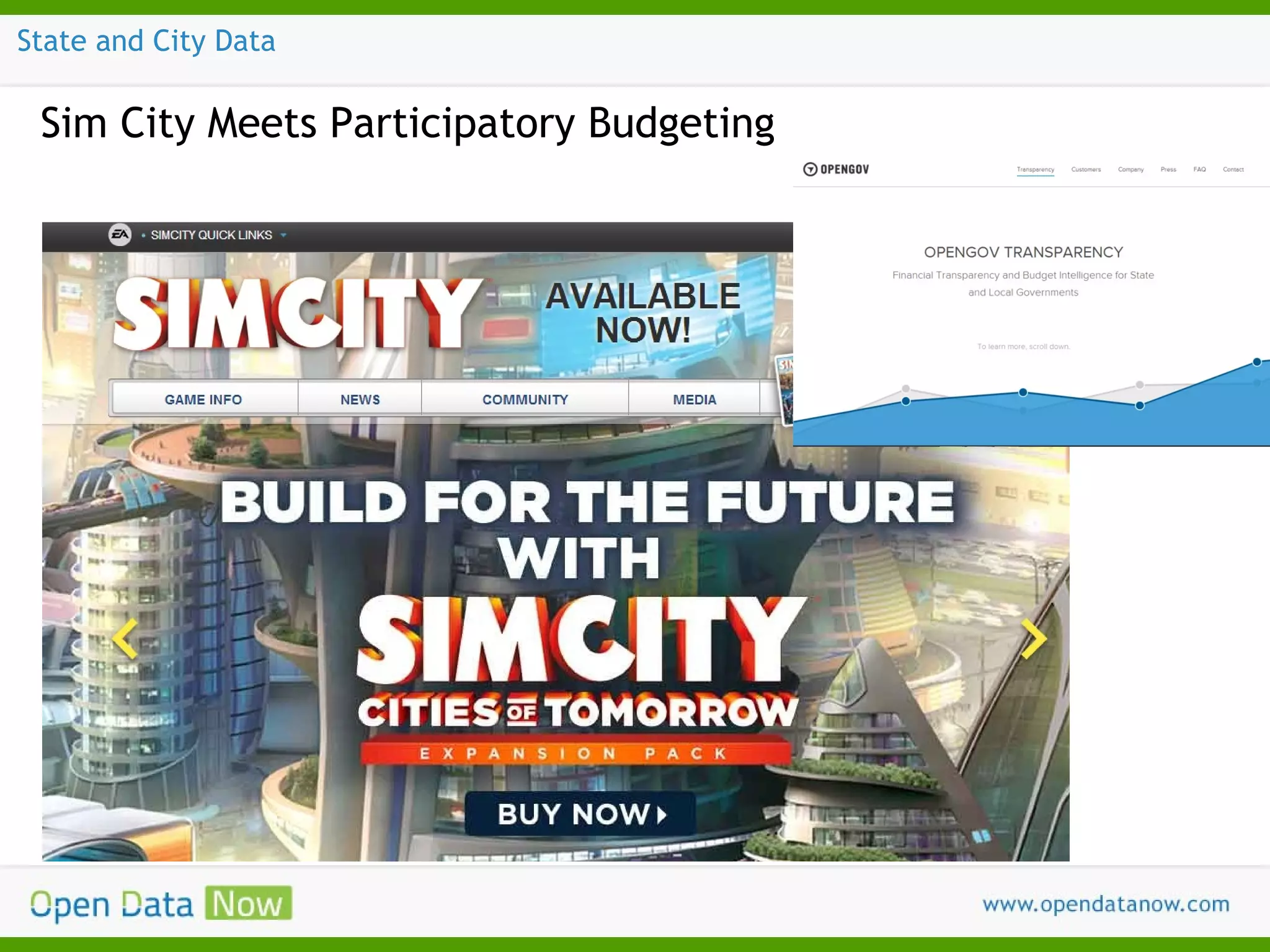 State and City Data

Sim City Meets Participatory Budgeting

 