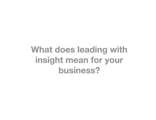 Leading With Insight Two